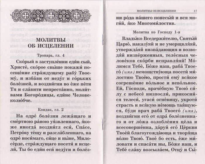 Канон и молитвы за болящего (Хр.Ж.) (уценка)